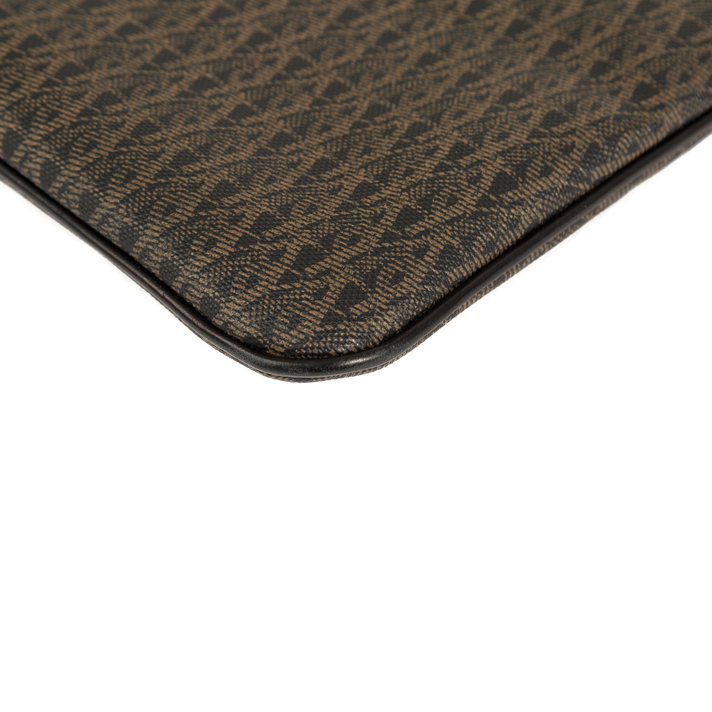 Saint Laurent Monogram Canvas Flat Messenger Bag