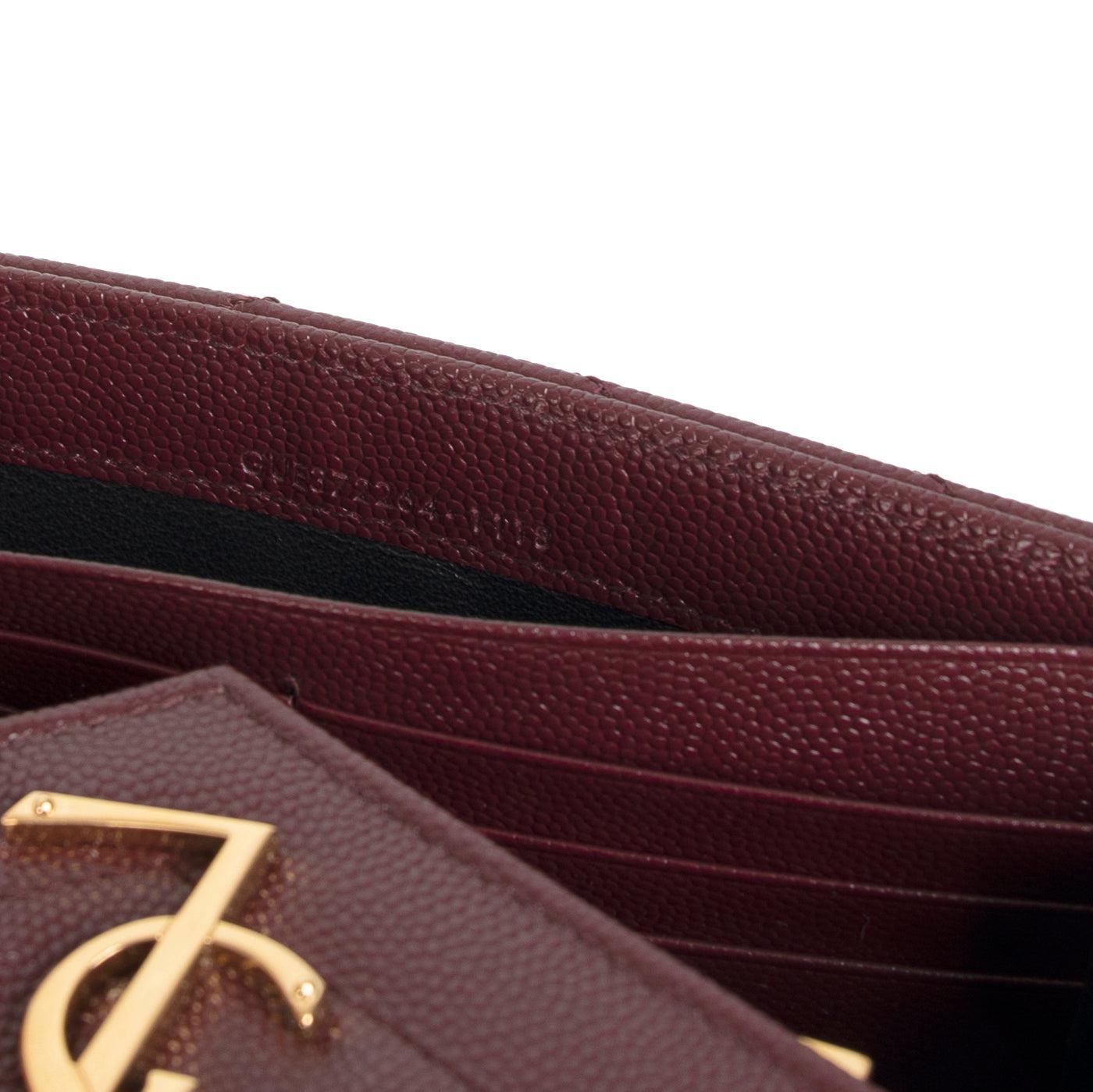 Saint Laurent Monogram Cassandre Envelope Wallet