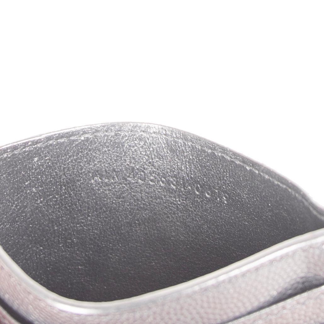 Saint Laurent Monogram Leather Card Holder