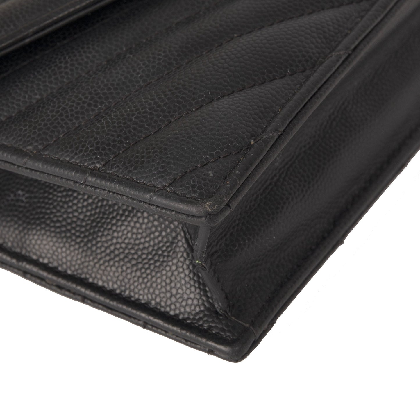 Saint Laurent Monogram Matelasse Envelope Chain Wallet