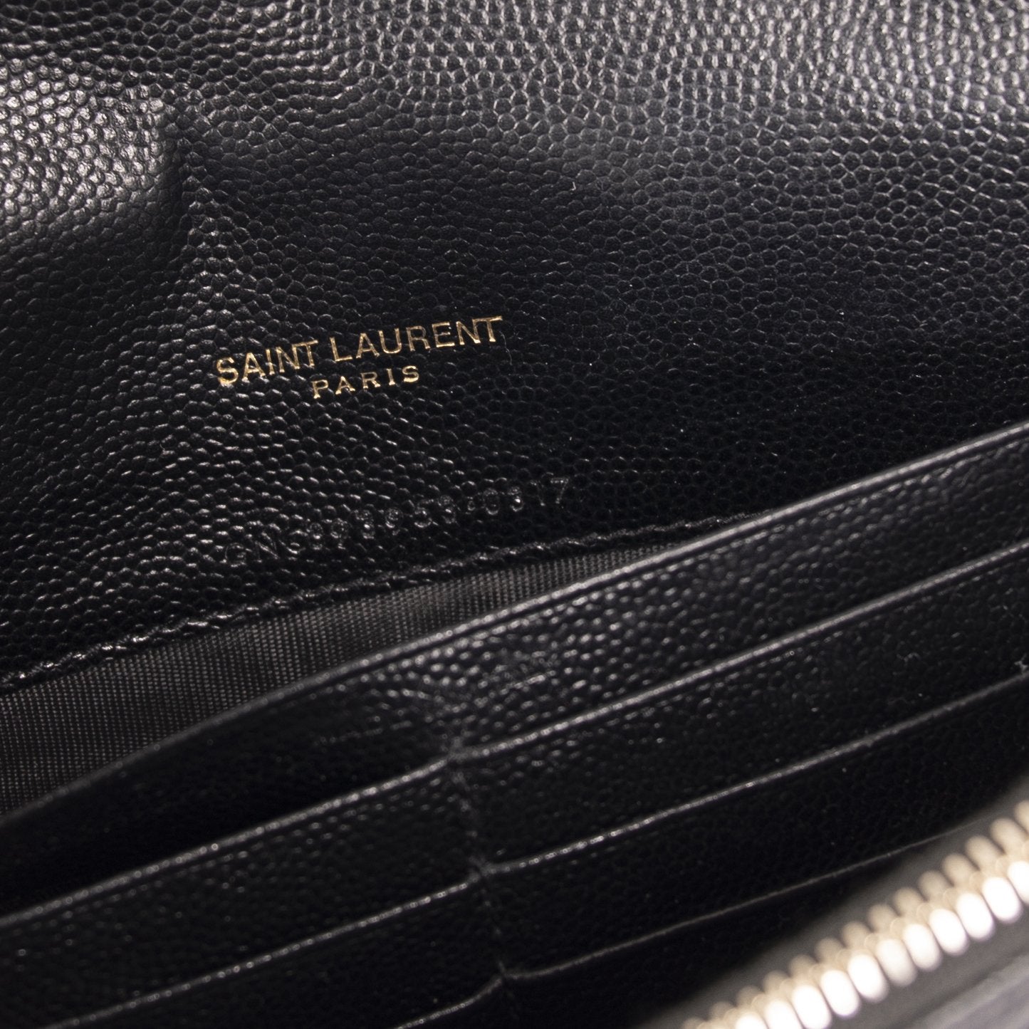 Saint Laurent Monogram Matelasse Envelope Chain Wallet