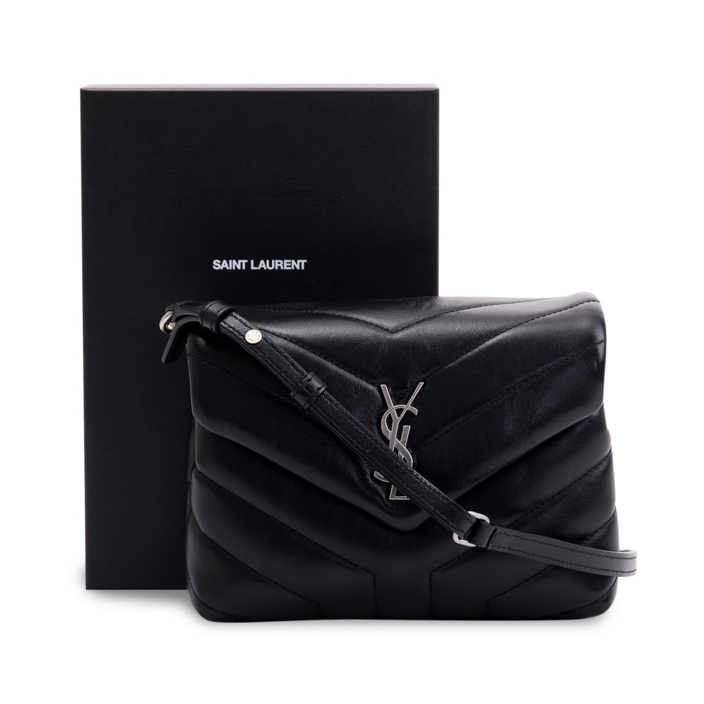 Saint Laurent Monogram Matelasse Toy Loulou Crossbody Bag
