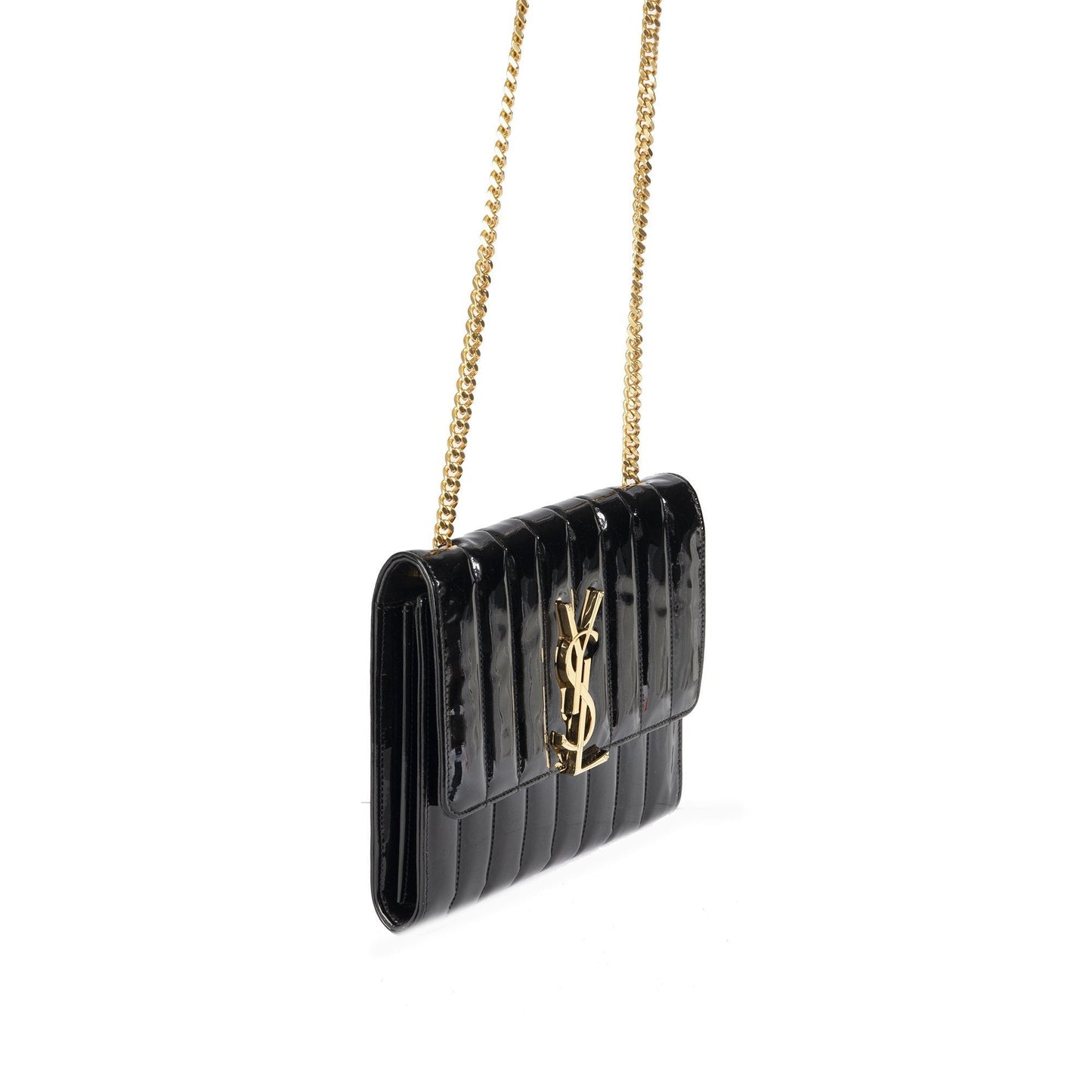 Saint Laurent Monogram Vicky Chain Wallet