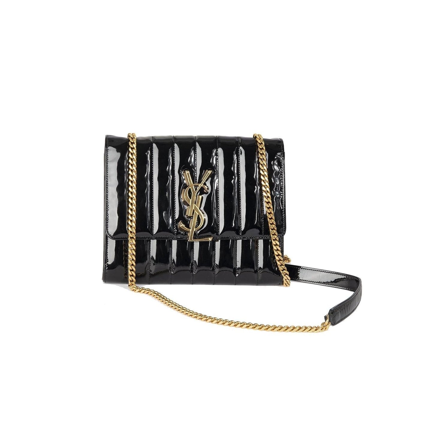 Saint Laurent Monogram Vicky Chain Wallet