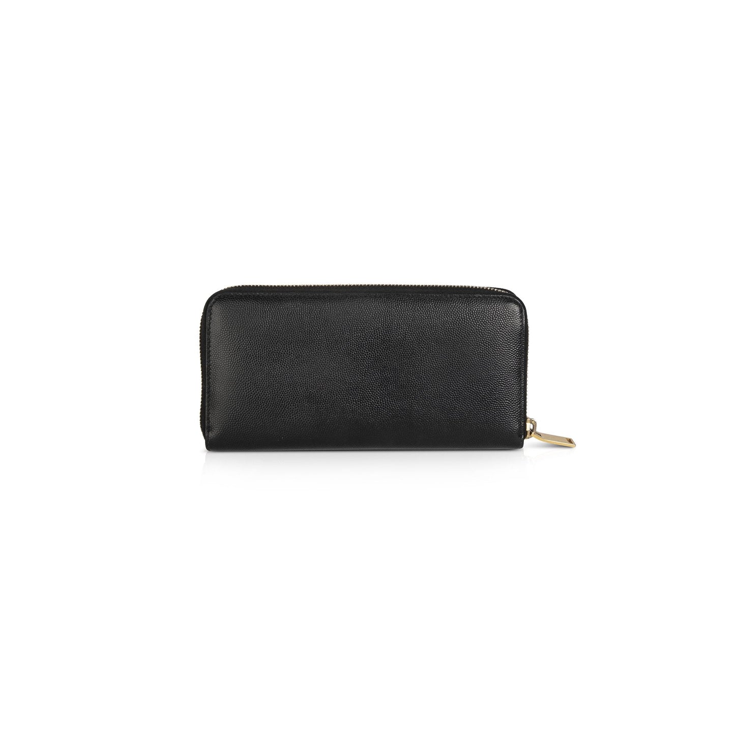 Saint Laurent Monogram Zip-Up Leather Wallet