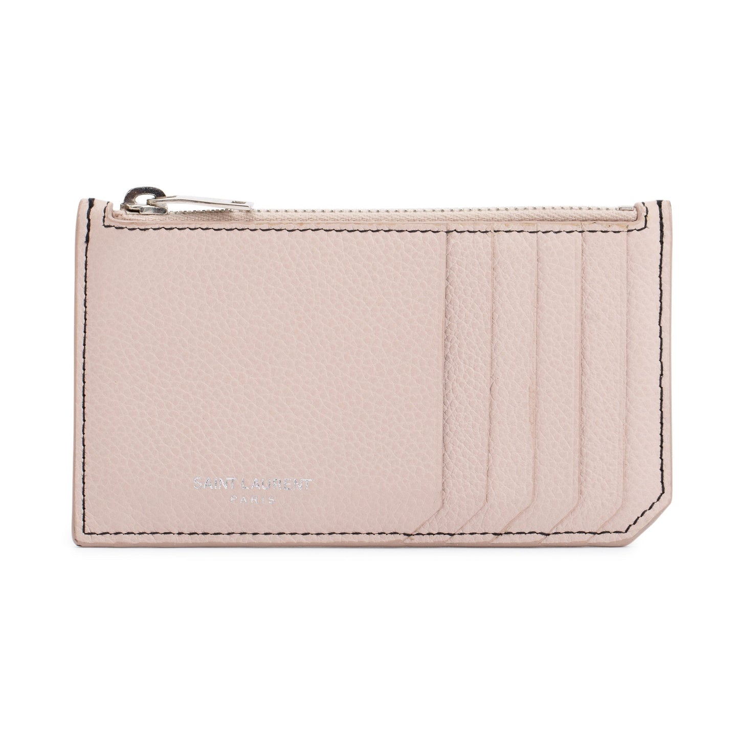 Saint Laurent Paris Fragments Zipped Card Case