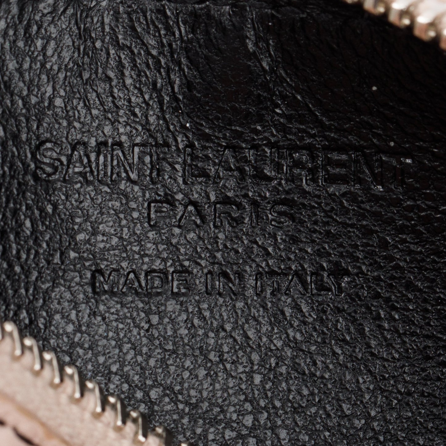 Saint Laurent Paris Fragments Zipped Card Case