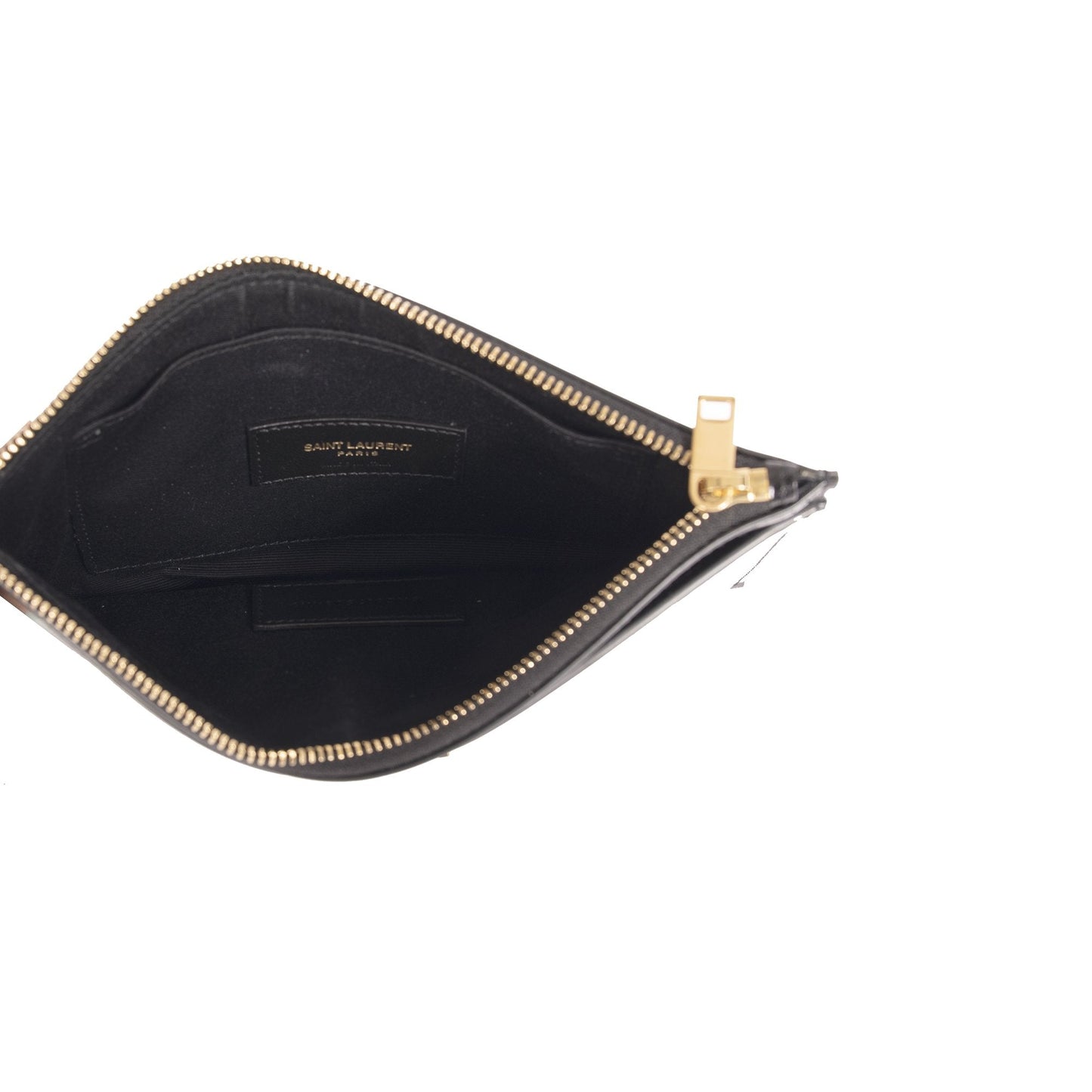 Saint Laurent Patent Monogram Bill Pouch