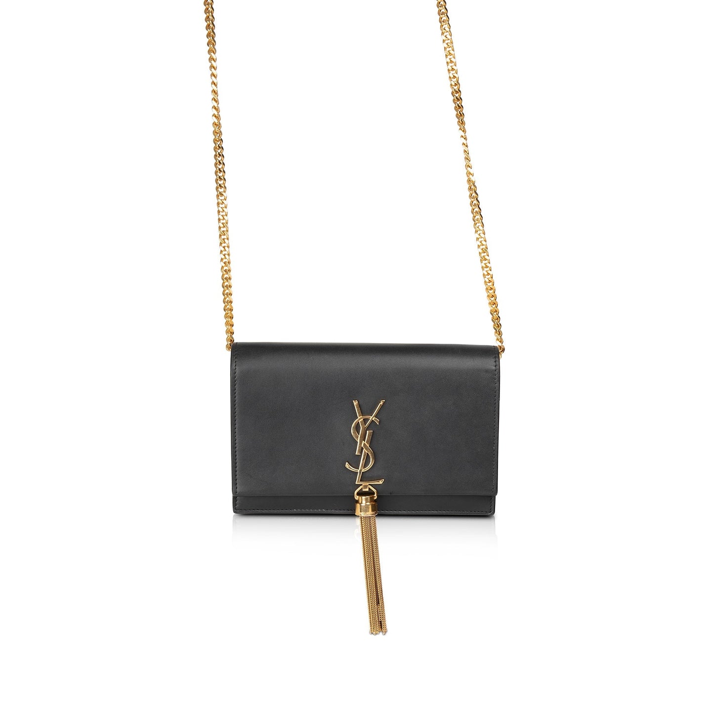 Saint Laurent Small Kate Tassel Wallet on Chain