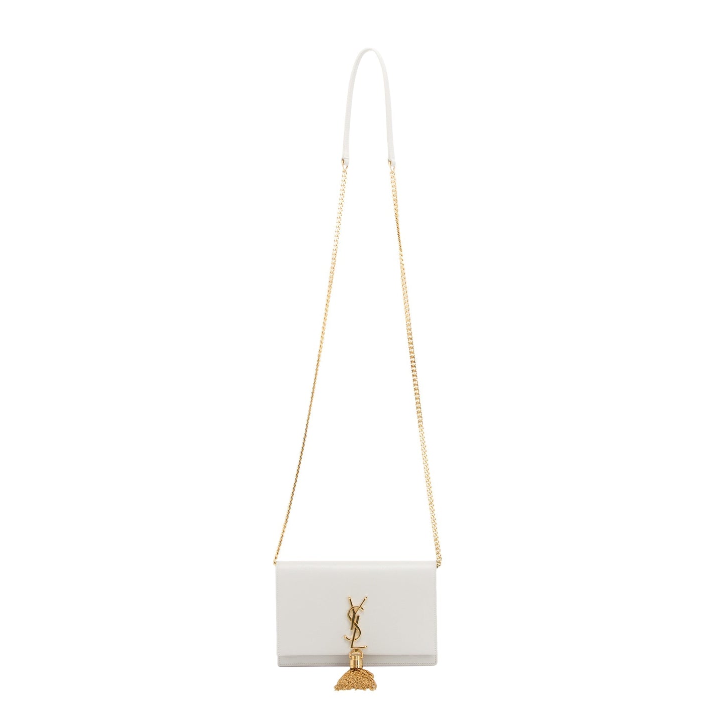 Saint Laurent Small Kate Tassel Wallet on Chain