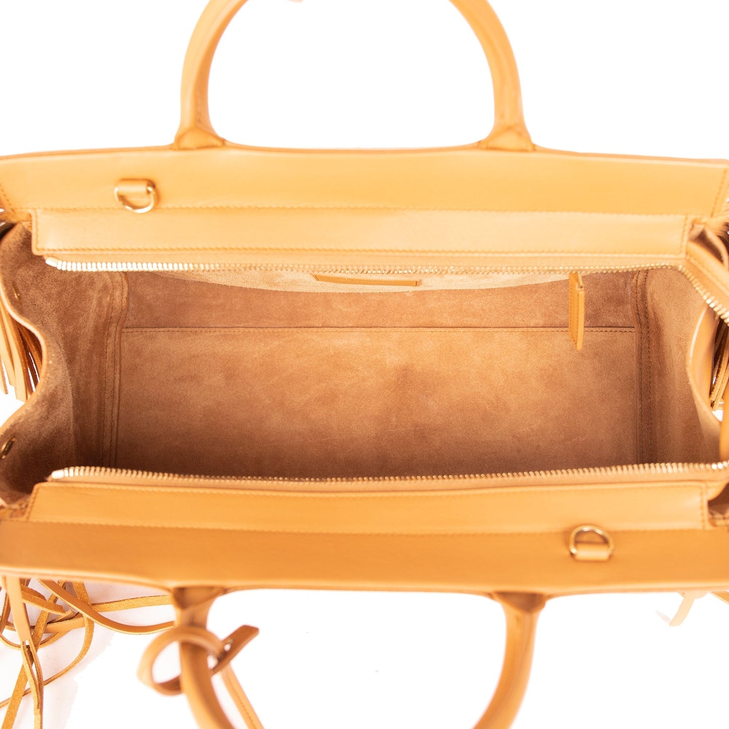 Saint Laurent Small Rive Gauche Fringe Tote