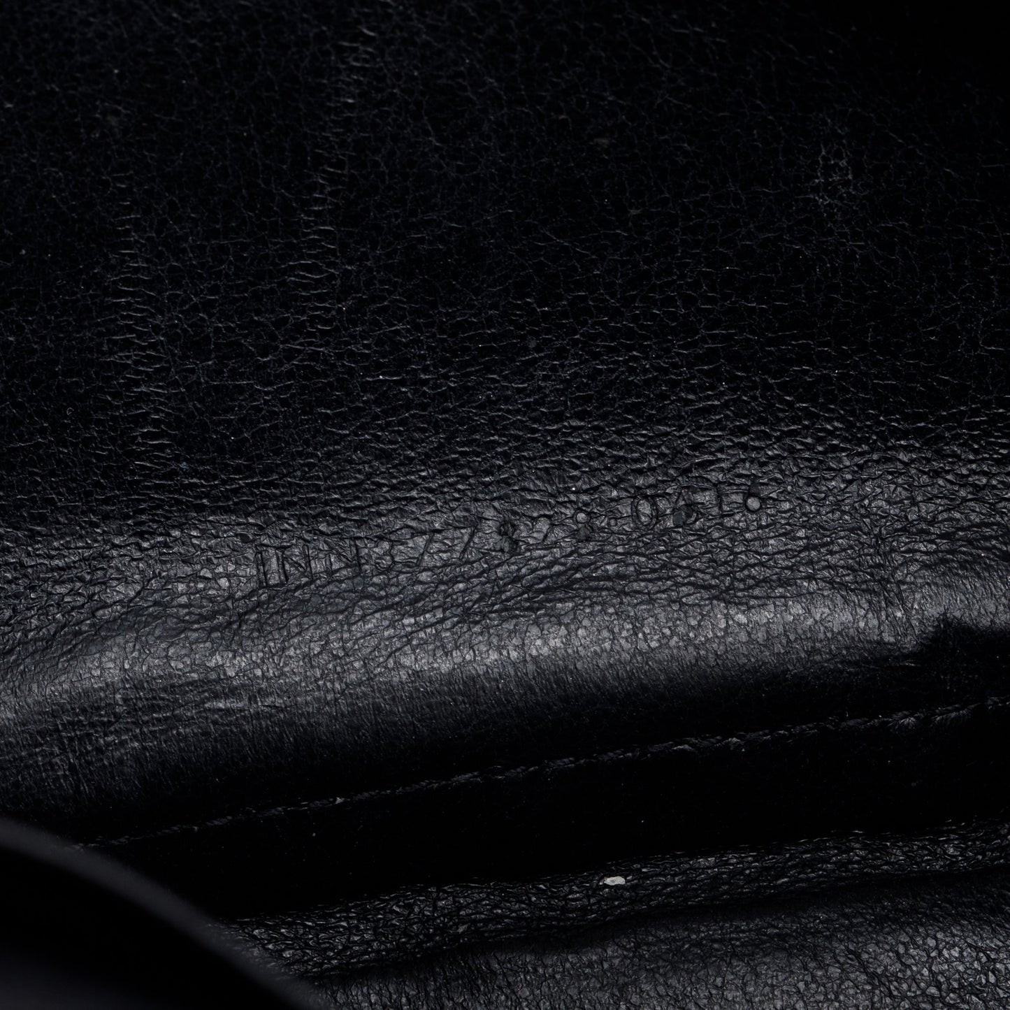 Saint Laurent So Black Grain De Poudre Leather Classic Cassandre Envelope Chain Wallet
