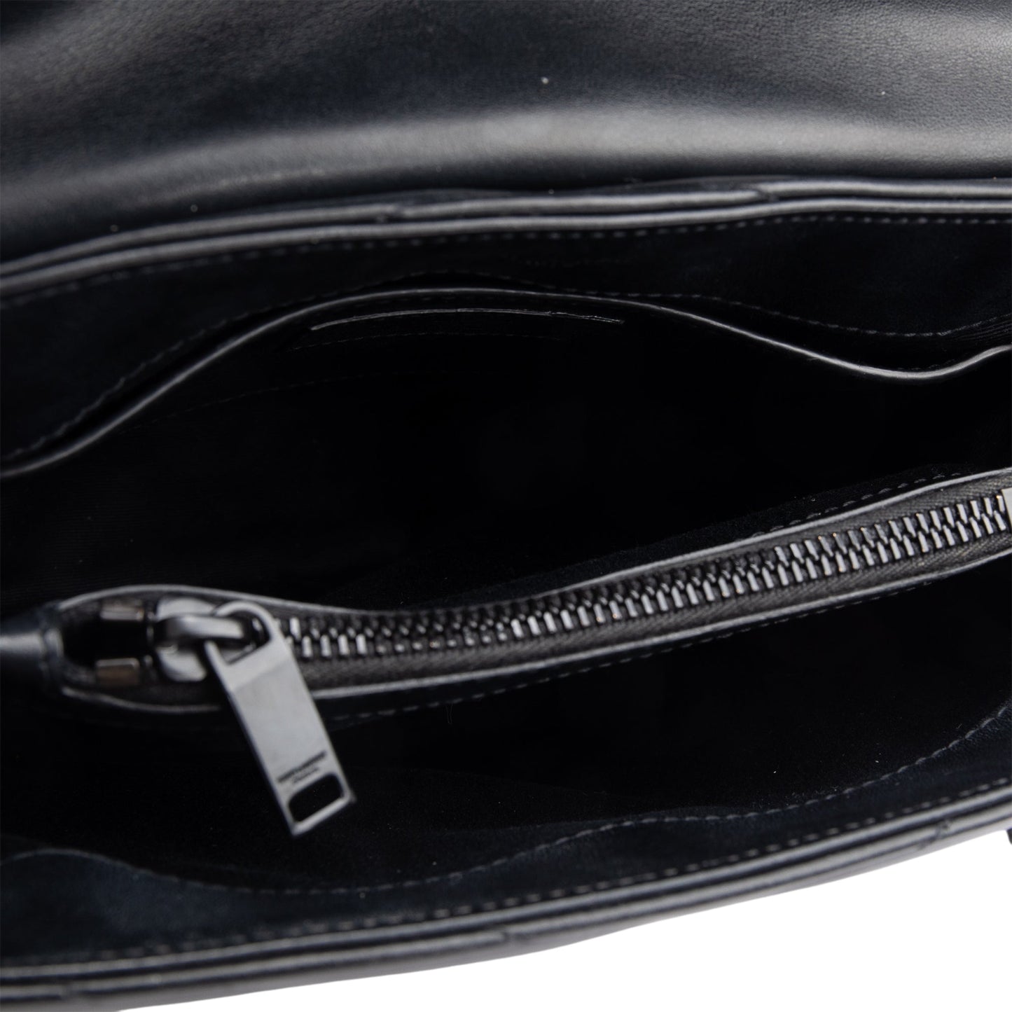 Saint Laurent So Black Quilted Leather Small Loulou Shoulder Bag