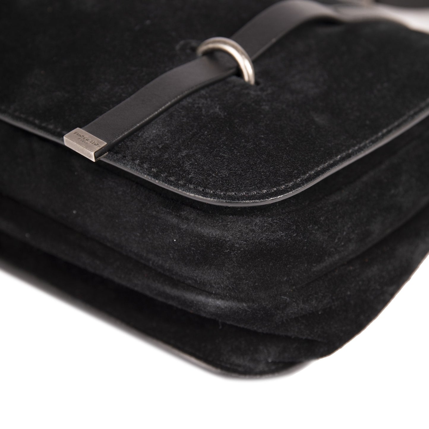 Saint Laurent Suede Charlotte Bag