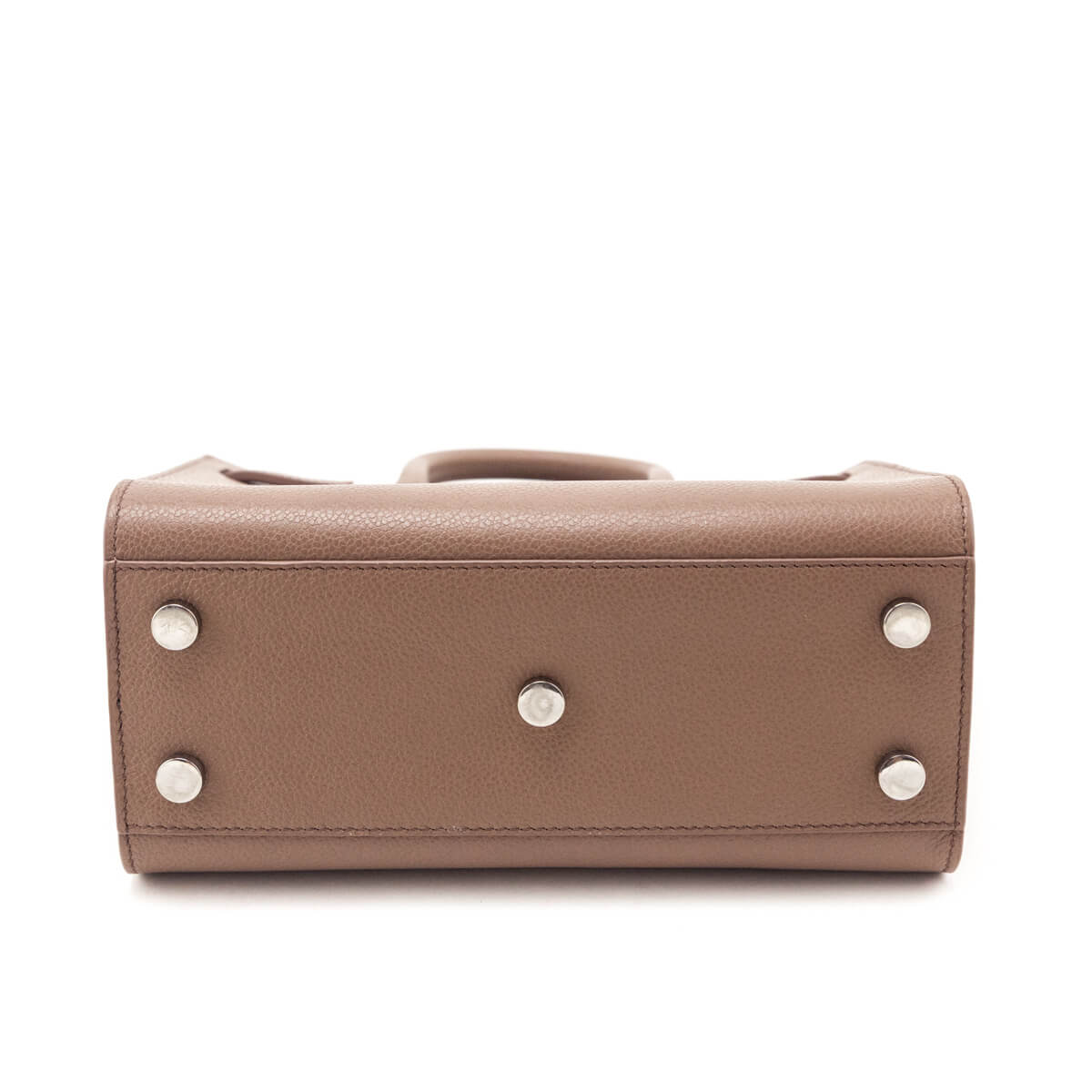 Saint Laurent Beige Grained Calfskin Nano Sac De Jour