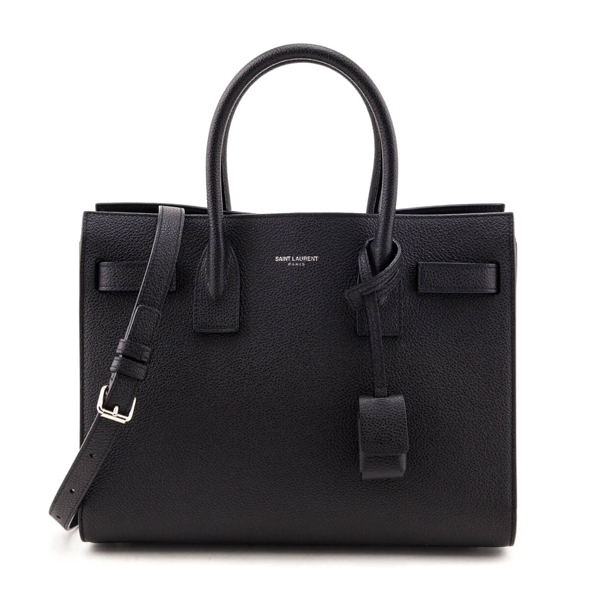 Luxury Saint Laurent Trending 2025 Black Calfskin Baby Sac De Jour