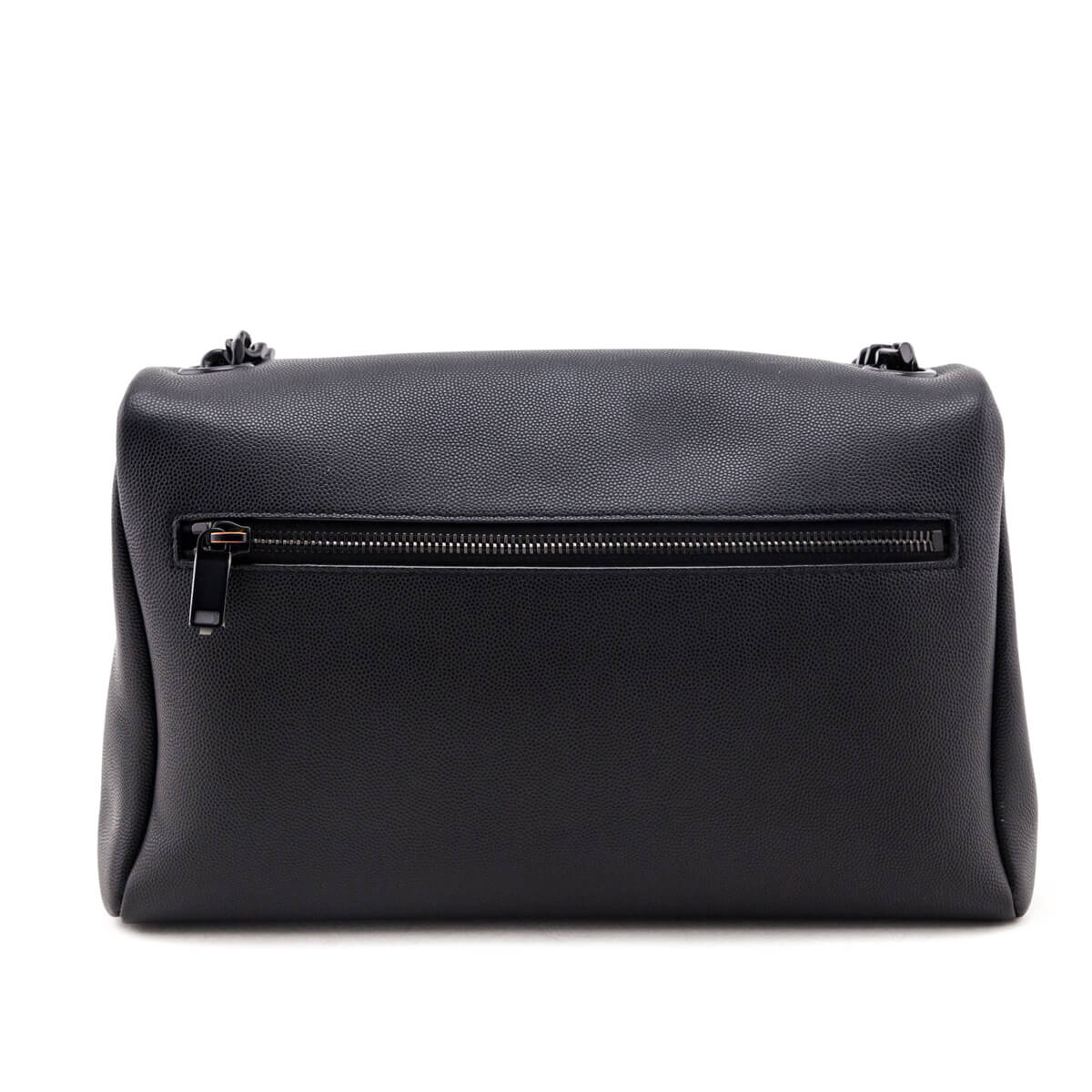 Luxury Saint Laurent Trending 2026 Black Grain De Poudre Medium West Hollywood Monogram Fold-Over Bag