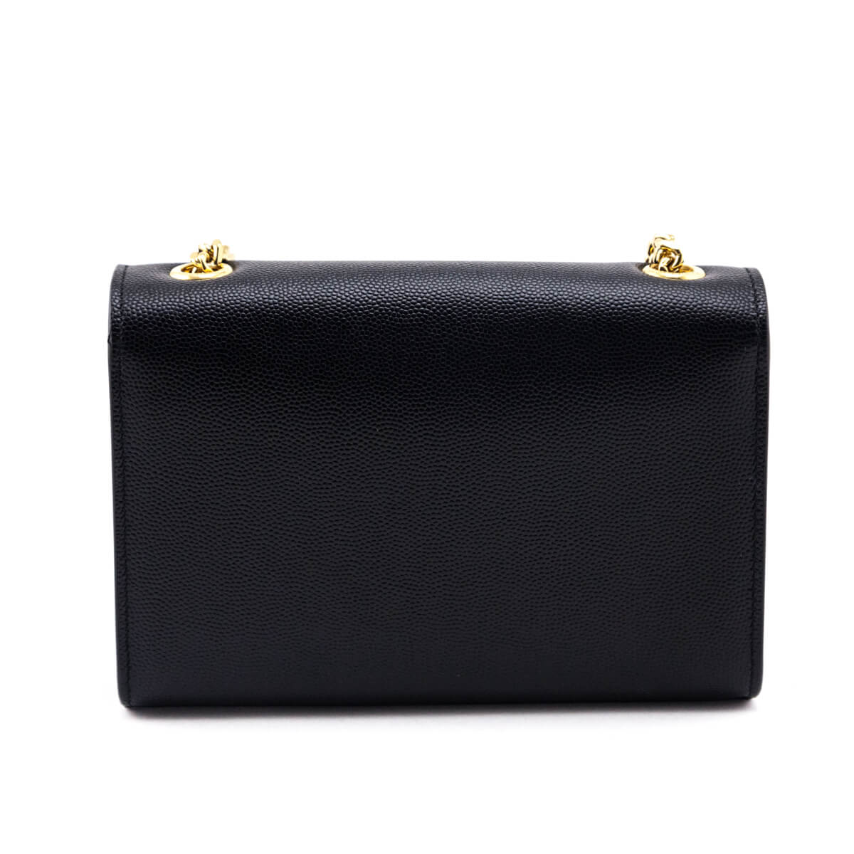 Luxury Saint Laurent Trending 2025 Black Grain de Poudre Small Monogram Kate Chain Bag