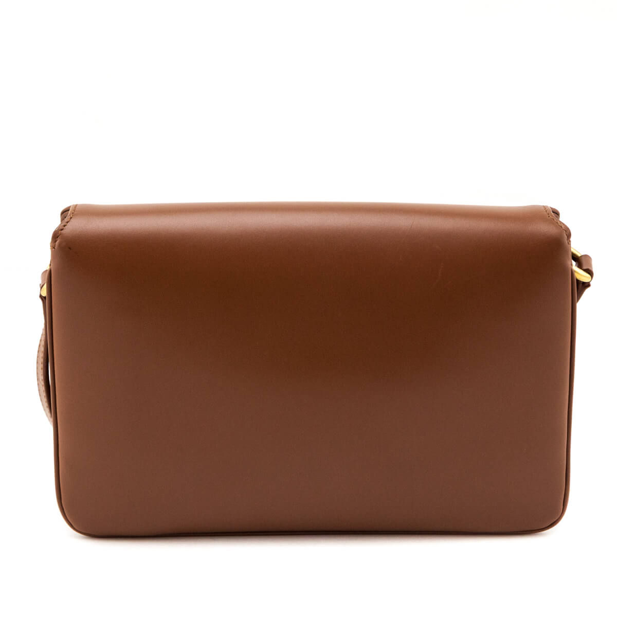 Saint Laurent Brown Smooth Calfskin Le Maillon Satchel