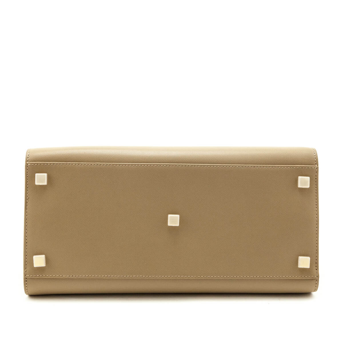 Saint Laurent Dark Beige Grain De Poudre Medium Uptown Tote