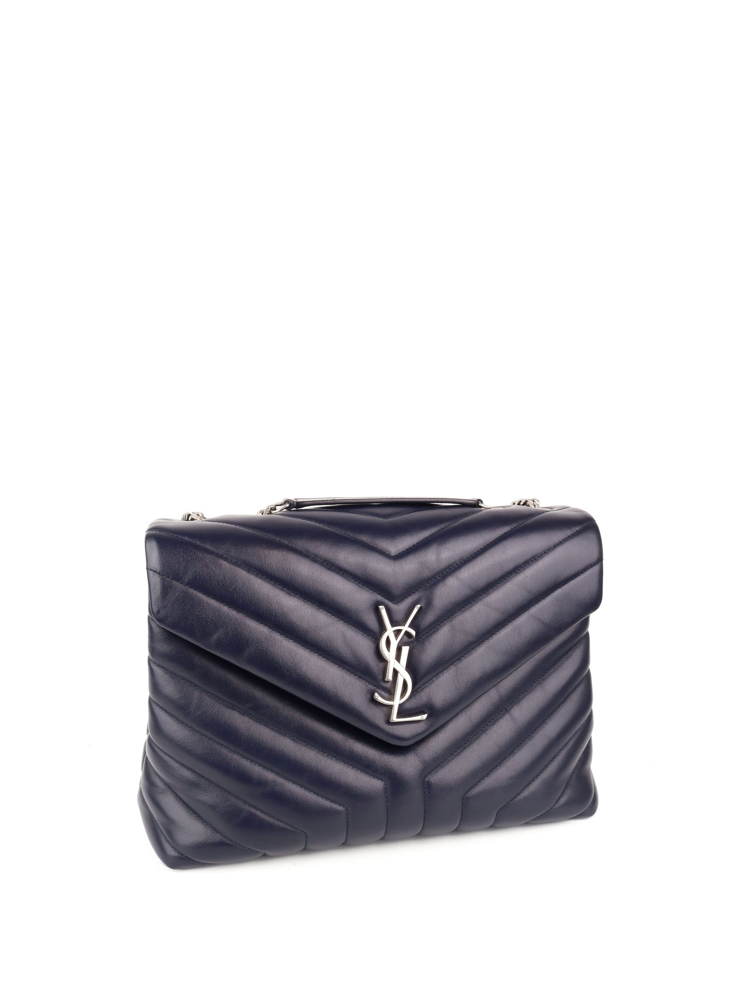 Saint Laurent Medium Navy Loulou Bag