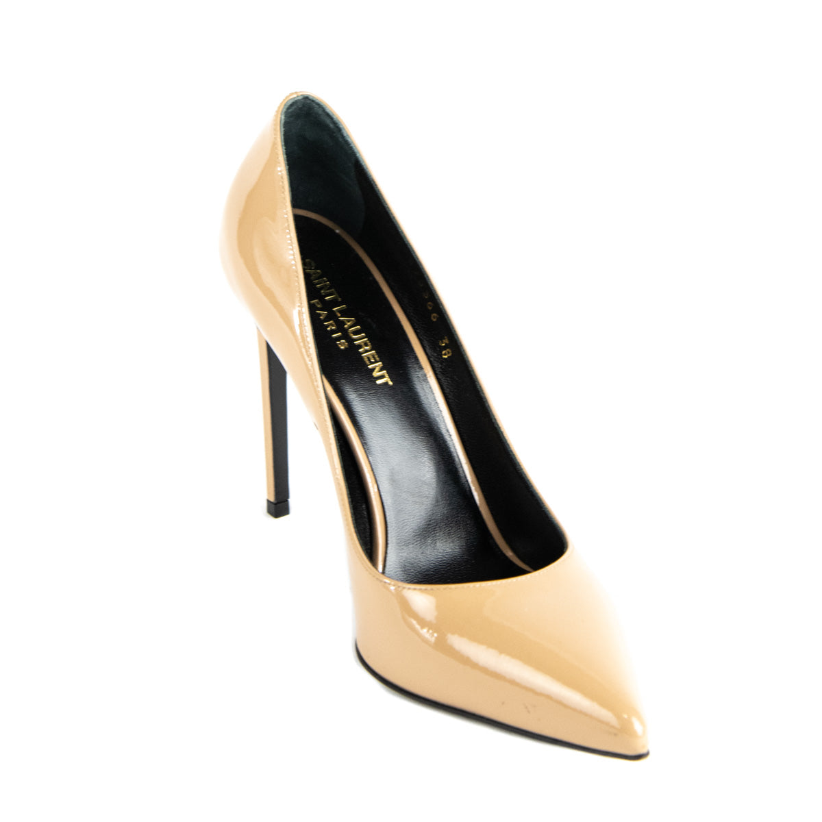 Saint Laurent Nude Patent Pumps Size US 8 | EU 38
