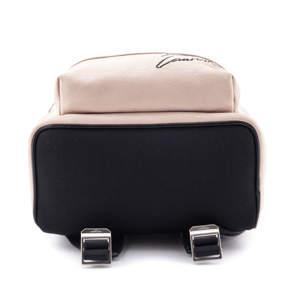 Saint Laurent Pink Lambskin Signature Mini City Backpack