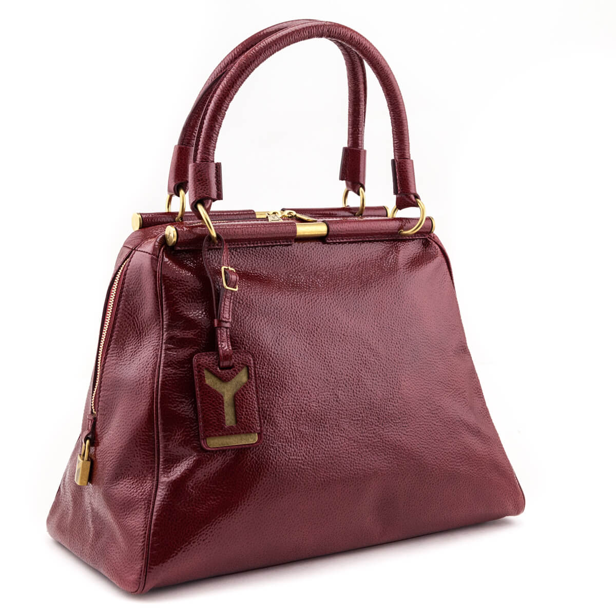 Saint Laurent Red Patent Bag