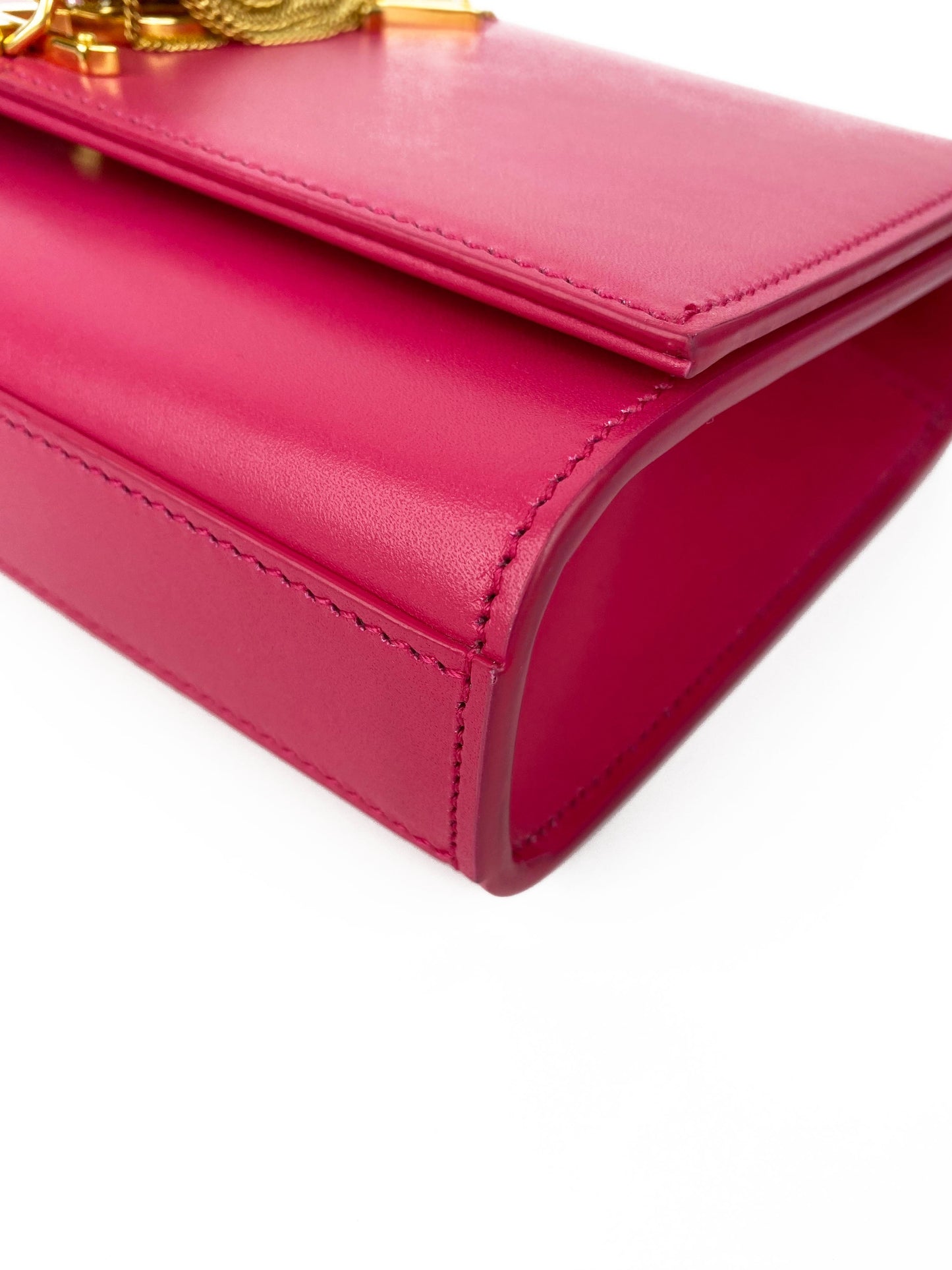 Saint Laurent Small Hot Pink Kate Bag