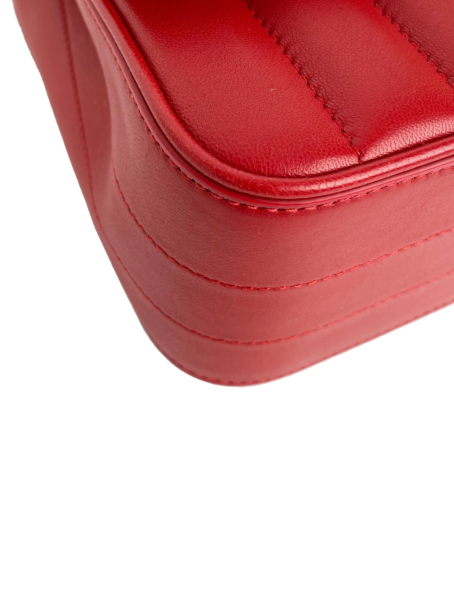 Saint Laurent Small Red Vicky Bag