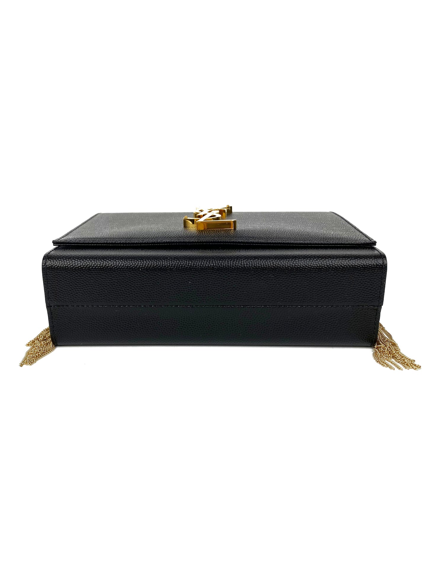 Saint Laurent Small Black Kate Box Bag with Side Tassels