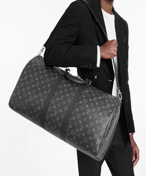 Louis Vuitton Keepall Bandouliere 55 Monogram Eclipse