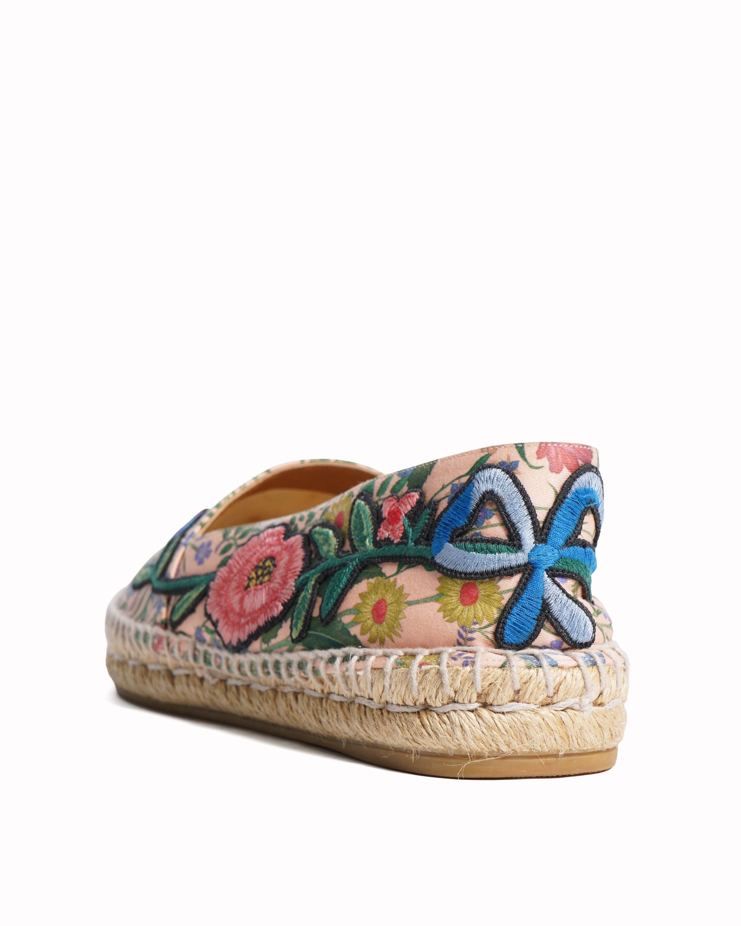Gucci floral embroidered espadrilles