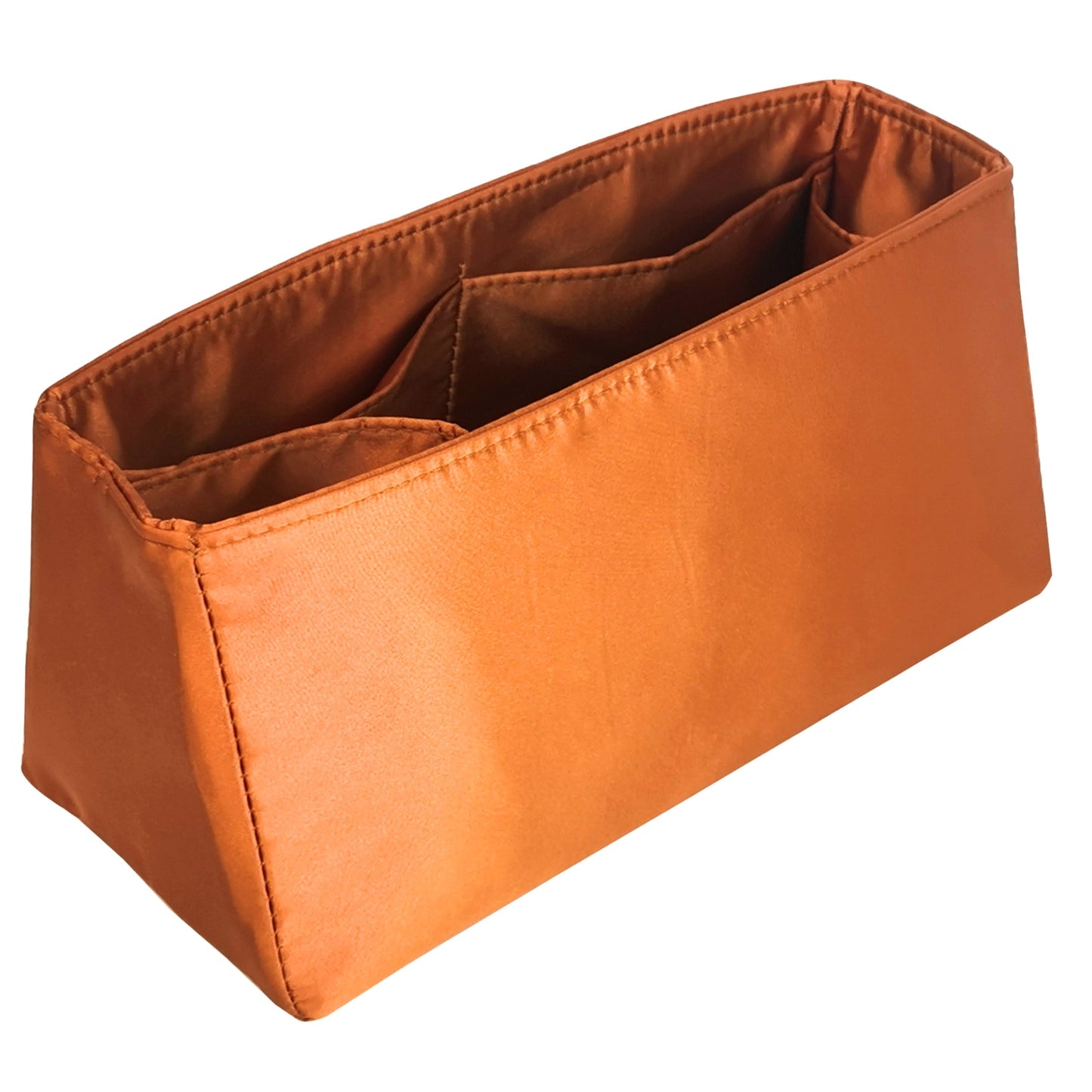 Organizer for [Peekaboo X-Lite Medium, Fendi] Bag Insert (Silk, Trapezoid Shape with Zip Pocket)