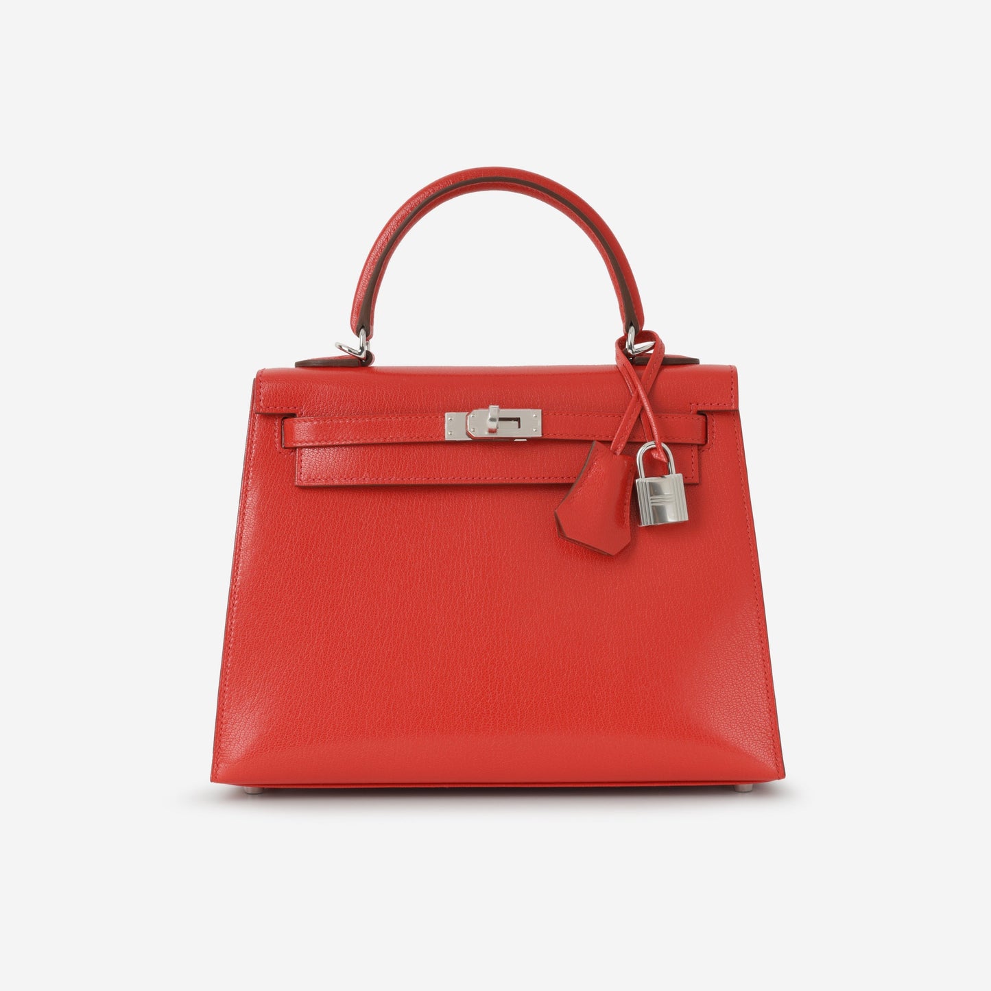 Hermès Kelly 25 - Rouge De Coeur Chevre Chamkila | Palladium Hardware (NWT)