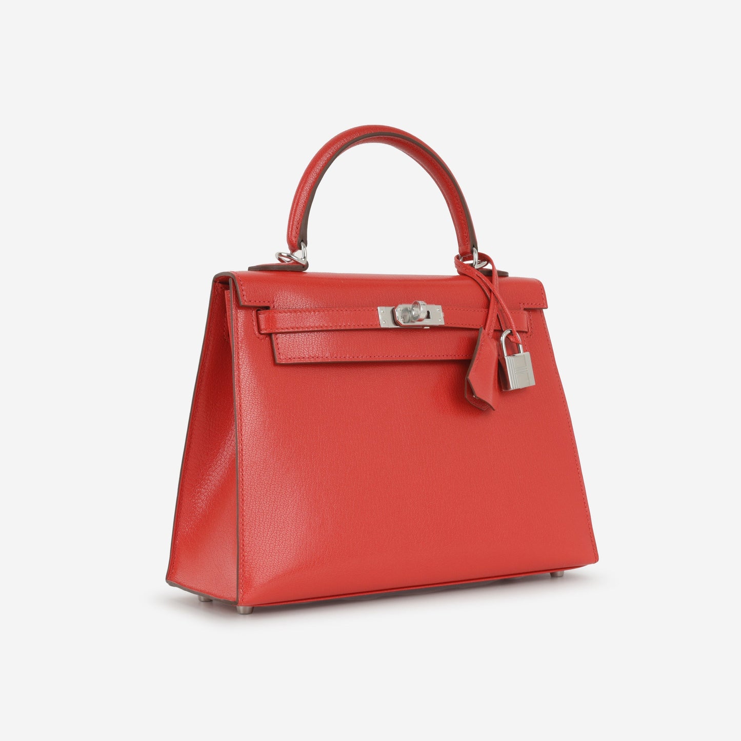 Hermès Kelly 25 - Rouge De Coeur Chevre Chamkila | Palladium Hardware (NWT)