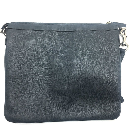 GUCCI Shoulder Bag 233329 leather Dark gray type No Gusset All Leather Leather Business A4 document storage mens Used