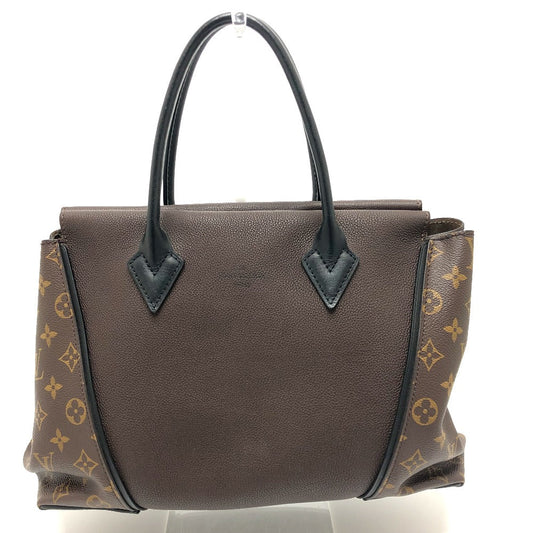 LOUIS VUITTON Handbag M41061 Monogram canvas, Cuir Orfevre leather Brown Monogram Tote W PM