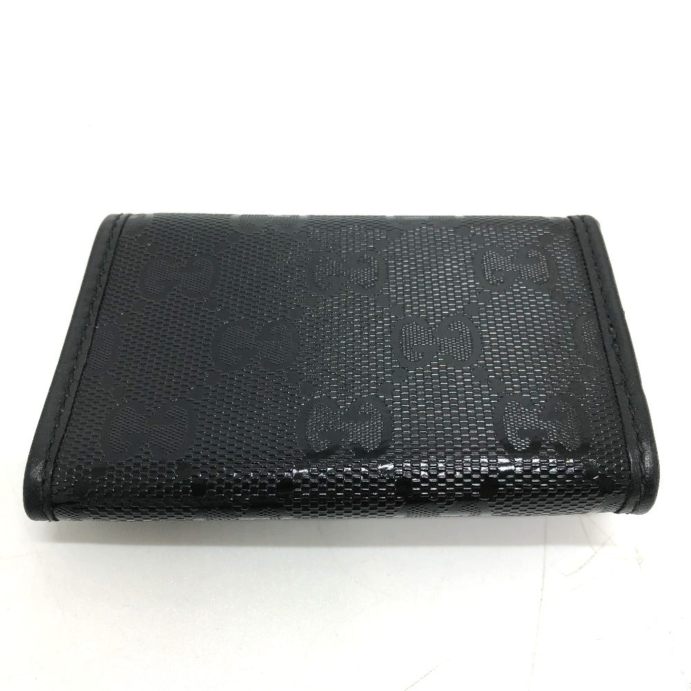 GUCCI Key case Key holder  212111 GG implementation black GG implementation six hooks mens