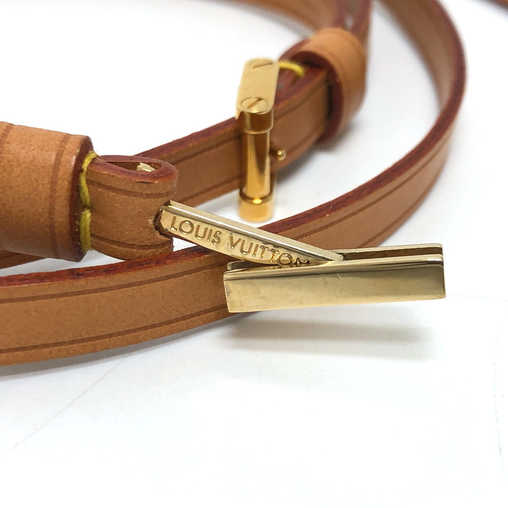 LOUIS VUITTON Shoulder strap Nume leather beige strap Women