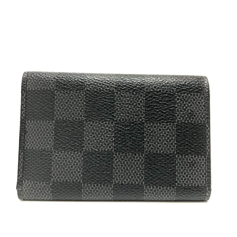 LOUIS VUITTON Key case Key holder Damier Grafitto Canvas black Damier Grafitte Multicles6 mens