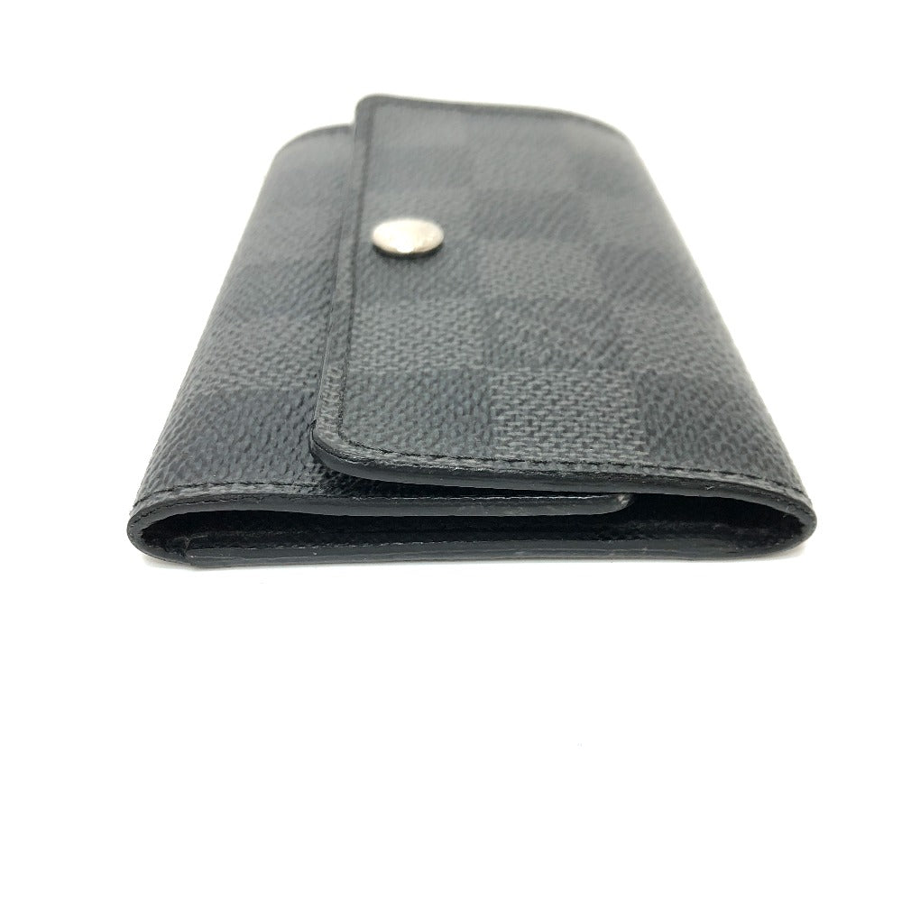 LOUIS VUITTON Key case Key holder Damier Grafitto Canvas black Damier Grafitte Multicles6 mens