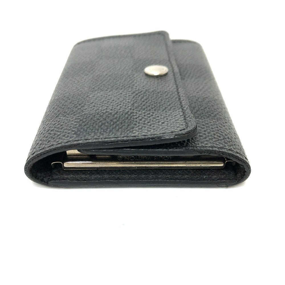 LOUIS VUITTON Key case Key holder Damier Grafitto Canvas black Damier Grafitte Multicles6 mens
