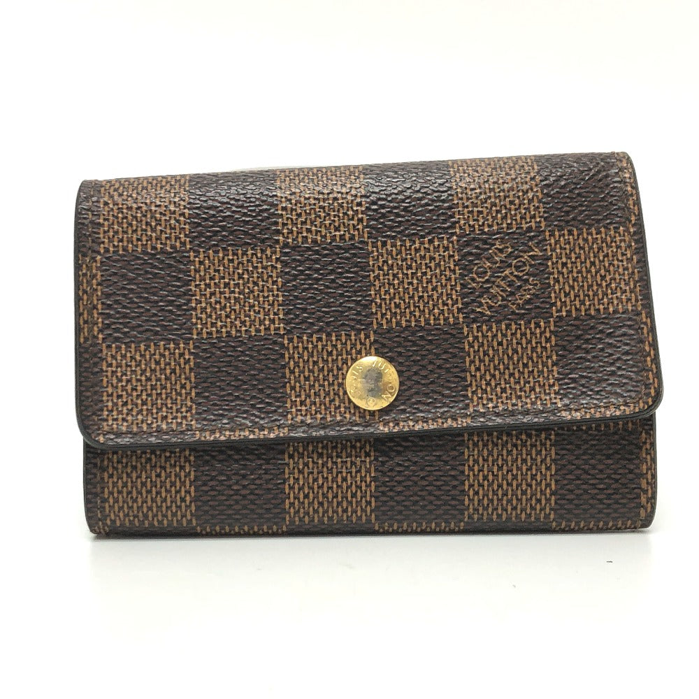 LOUIS VUITTON Key case Key holder  N62630 Damier canvas Brown Damier Multicles6 unisex(Unisex)