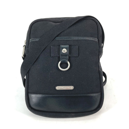 SAINT LAURENT PARIS Shoulder Bag 482777 Leather canvas black Crossbody bag Rivington Sack Pouch mens