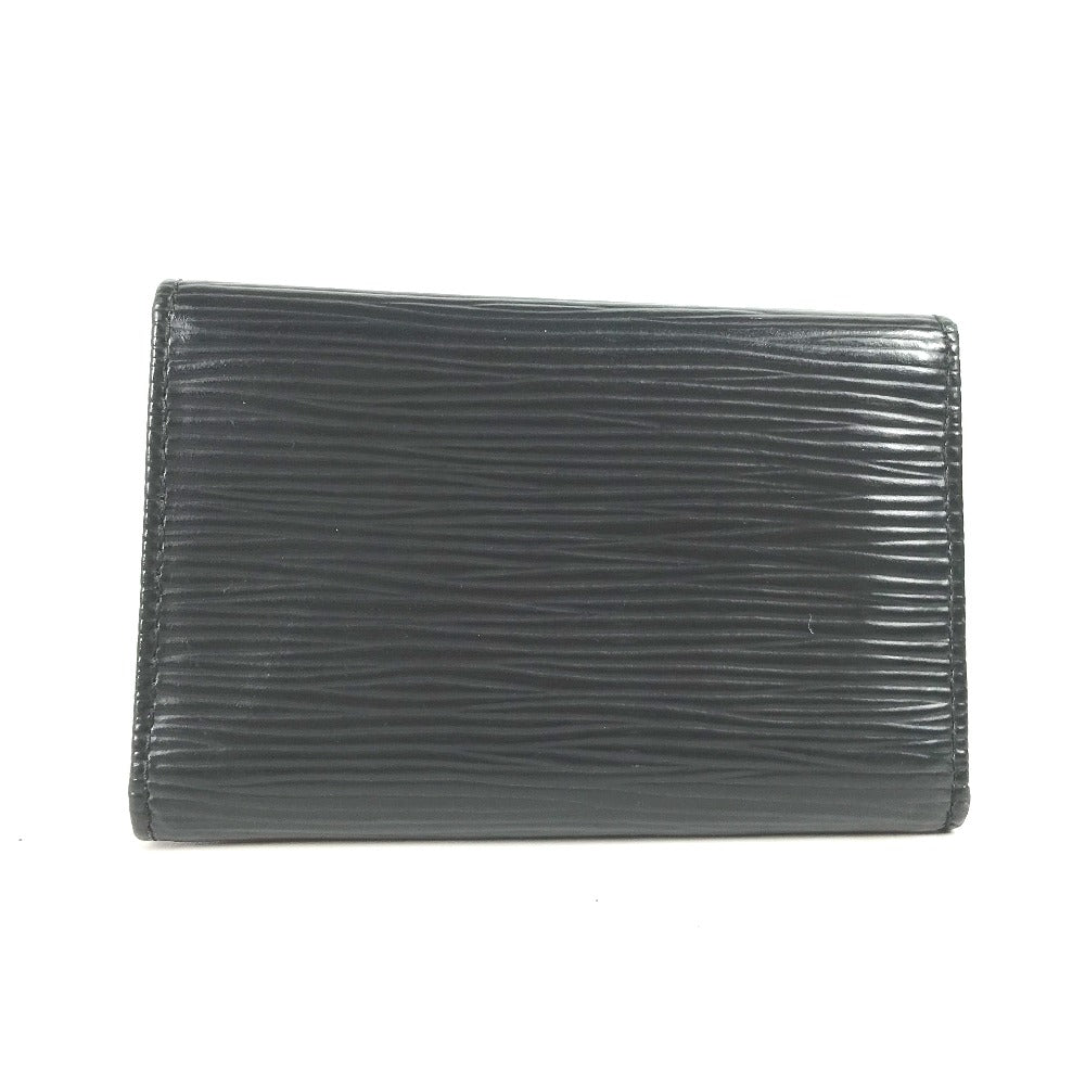 LOUIS VUITTON Key case Key holder Epi Leather black Epi 6-key case Key holder Multicles6 mens
