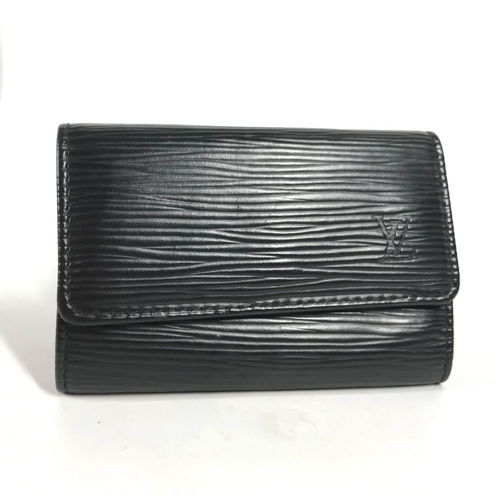 LOUIS VUITTON Key case Key holder Epi Leather black Epi 6-key case Key holder Multicles6 mens