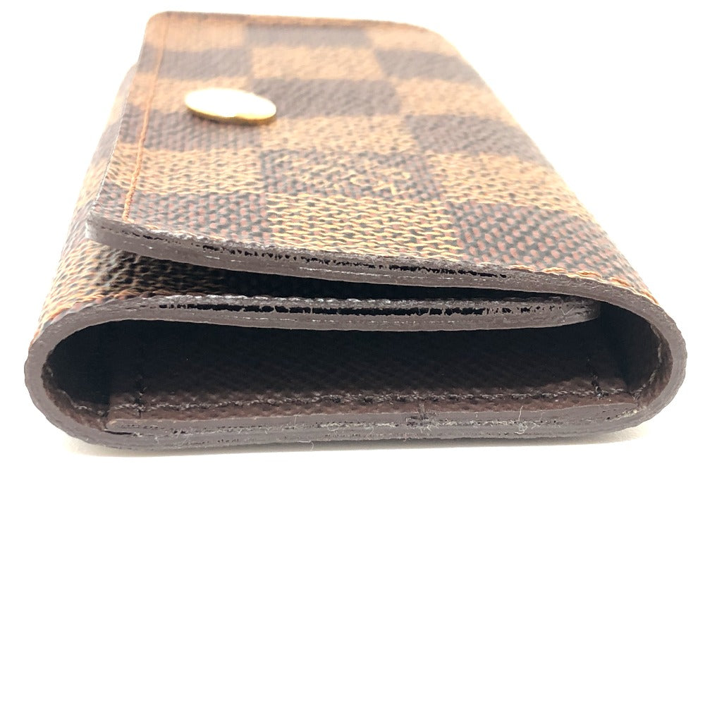 LOUIS VUITTON Key case Key holder ‚m62631 Damier canvas Brown Multicles 4 Women