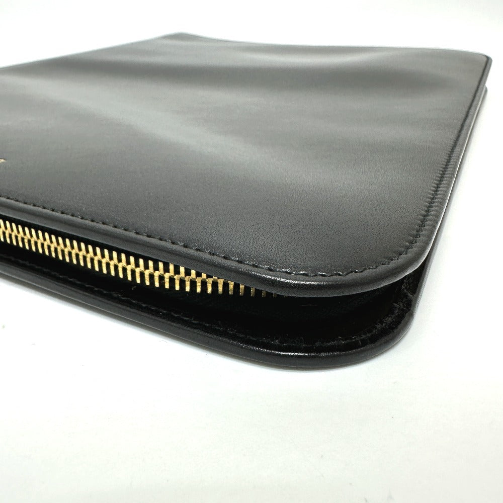 SAINT LAURENT PARIS iPad case 326604 leather black logo mens