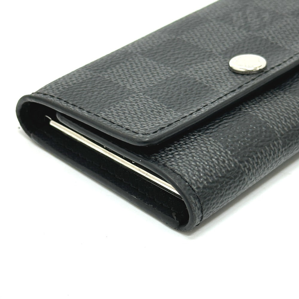 LOUIS VUITTON Key case Key holder  N62662 Damier Grafitto Canvas black Multicles6 mens
